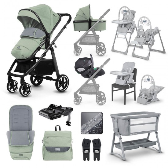 Miniuno VenToura Ultimate Travel System Bundle Shamrock